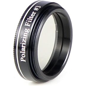1.25" Polarizing Filter No3 for Telescopes Eyepiece, Suitable for All Kinds of 1.25" Telescope