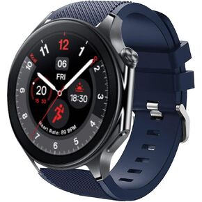 Compatible for OnePlus Watch 2 Bands, Sports Silicone Band Strap Replacement Wristband Compatible with OnePlus Watch 2 46mm / 1 Smart Watch