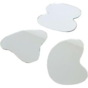 mollensiuer 3 Pieces Geometric Shape Acrylic Photo Props Mirror Products Photography Background Decorations Pose Product Props
