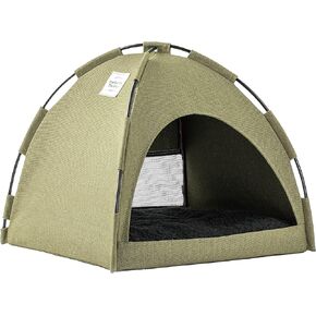 Cat Bed for Indoor Cats, Cat Houses, pet beds for cat and Small Dogs,Cat Tent, Kitten Bed, Cat Hut, Cat Cave with Removable Washable (Green)