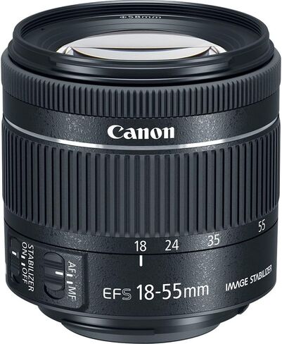 Canon EF-S 18-55mm f/4-5.6 IS STM Zoom Lens for Canon DSLR Cameras (Renewed) in Saudi Arabia