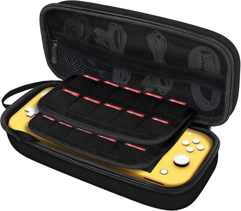 JETech Carrying Case for Nintendo Switch Lite 2019, 20 Game Cartridge Holders, Black in Kuwait