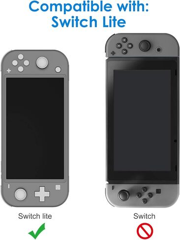 JETech Carrying Case for Nintendo Switch Lite 2019, 20 Game Cartridge Holders, Black in Kuwait