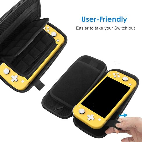 JETech Carrying Case for Nintendo Switch Lite 2019, 20 Game Cartridge Holders, Black in Kuwait
