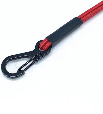 4-in-1 Winch Strap Elastic Rope with Hook Compatible with TRX4 SCX10 1/10 1/8 RC Crawler Car (Red) in Kuwait