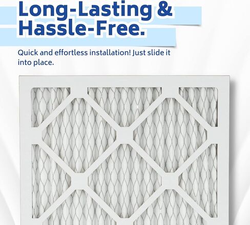 فلتر هواء Handua 18x24x1 MERV 8 للتحكم في الغبار، فلتر بديل هواء AC للفرن المطلي، 4 عبوات (الحجم الفعلي: 17.75 بوصة × 23.75 بوصة × 0.75 بوصة) in Saudi Arabia