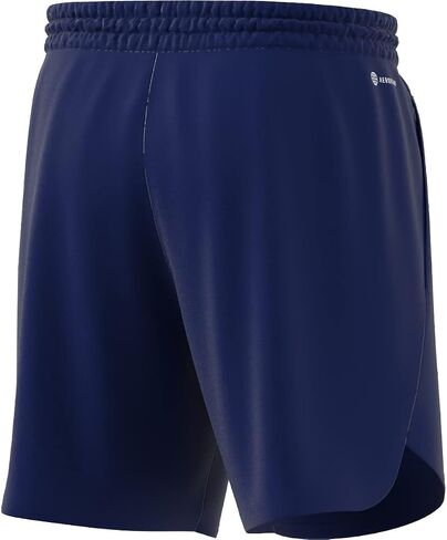 شورت رجالي من adidas مصمم بـ 4 حركة، أزرق داكن/أبيض، درزة داخلية مقاس X-Large7 in Saudi Arabia