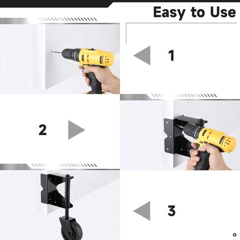 عجلة بوابة محملة بنابض، عجلة باب شديدة التحمل مع زنبرك قابل للتعديل، عجلة باب للبوابة الخشبية سياج PVC، عجلة عجلة البوابة مع لوحة تثبيت عالمية 360 درجة لسياج ساحة البوابة المعدنية in Kuwait