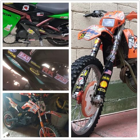 حزمة ملصقات سيارات السباق [80 قطعة] ملصقات كمبيوتر محمول مقاومة للماء JDM، ملصقات قنابل ملصقات رائعة لتزيين الدراجات النارية والسيارات والطرق الوعرة in Kuwait