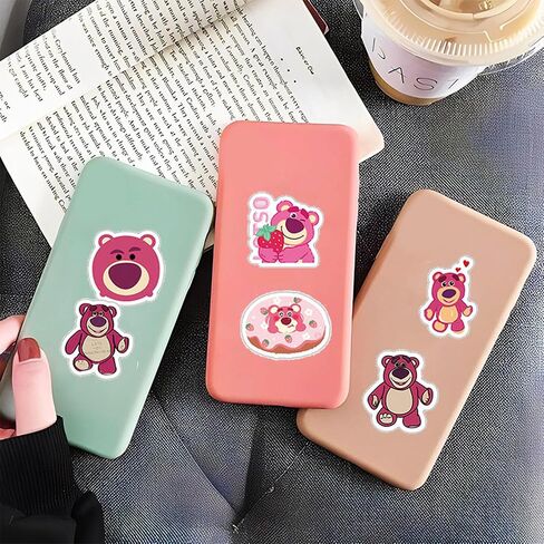 50 قطعة من ملصقات الرسوم المتحركة اللطيفة Lotso Lots-o'-Huggin' Bear للهدايا، أجهزة الكمبيوتر المحمولة، كتب الهاتف، السيارات والدراجات النارية وألواح التزلج والدراجات وحقائب التزلج وأكواب الأمتعة وما إلى ذلك DMLD in Saudi Arabia