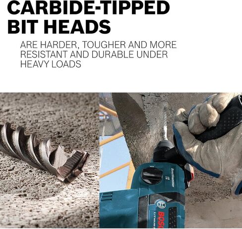 بوش HC2042 1/4 بوصة. × 6 بوصة. × 8 بوصة. بولدوج SDS-Plus مطرقة دوارة in Saudi Arabia