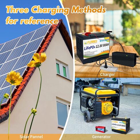 12V 100Ah LiFePO4 Lithium Battery, Over 8000+ Rechargeable Deep Cycle, Grade A Battery Cells with Built-in Upgraded BMS, Applied for Solar, Marine, Boat, RV, Trolling Motor, Camping in Saudi Arabia