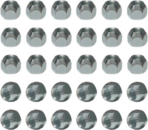 10Pcs Boat Trailer Lug Nuts 1/2-20 Inch, 509 Tire Lugs Wheel Nuts Trailer Wheel Lugs 1/2 20 Open End Lug Nuts for RV Truck Trailer Tire Wheel in Saudi Arabia