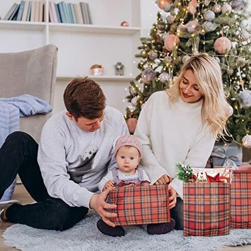 25 قطعة من Halatool من رسائل البريد الفقاعية الحمراء المنقوشة لعيد الميلاد - 8 × 9 بوصة لعيد الميلاد من البوليستر المغلفات البريدية المبطنة لشحن عيد الميلاد in Kuwait