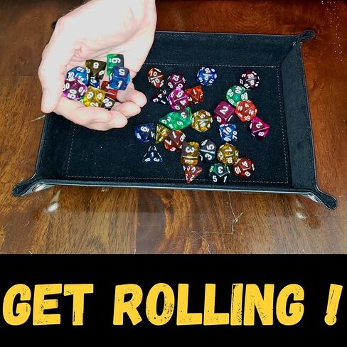 35 Piece Dice Collection Includes 5 RPG Dice Sets in Red, Green, Yellow, Purple and Blue. 7-pc Polyhedral Dice Sets Include D20 dice, D12 dice, D10 dice/percentile dice, D8 dice, D6 dice and D4 dice in Saudi Arabia