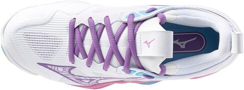 Mizuno Wave Momentum 3 Women's Volleyball Shoe, White-Pink Tetra, 11.5 in Kuwait