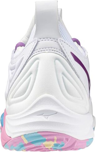 Mizuno Wave Momentum 3 Women's Volleyball Shoe, White-Pink Tetra, 11.5 in Kuwait