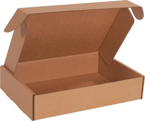 BOX USA BMFL14103K رسائل بريدية فاخرة، 14 بوصة × 10 بوصة × 3 بوصة، كرافت (عبوة من 50 قطعة) in Saudi Arabia