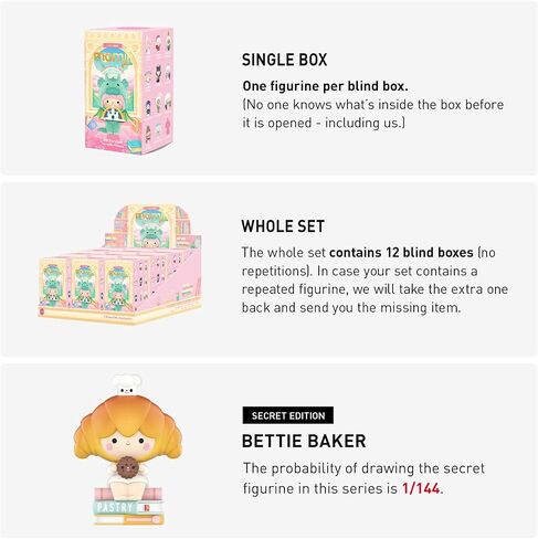 POP MART Figure Toy Collection Momiji - Book Shop Series Creative Cute Art Action Figure Toy Box Gift for Christmas Birthday Party Holiday in Saudi Arabia