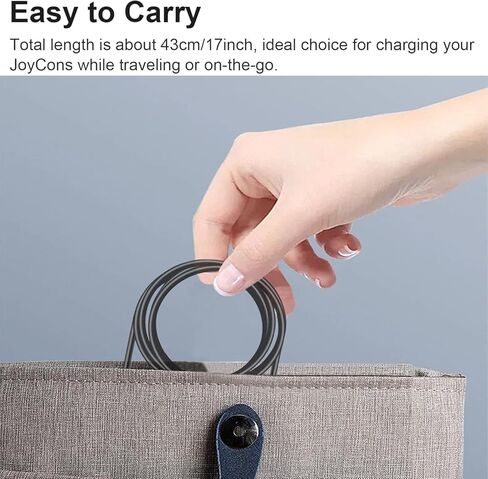 كابل شحن Tendak Joycon للتبديل، شاحن USB محمول لجهاز Nintendo Switch/Switch OLED Joycon، كابل شحن بمقبض Switch Joycon مع مؤشر LED، بديل لمنصة Nintendo Switch Dock in Kuwait