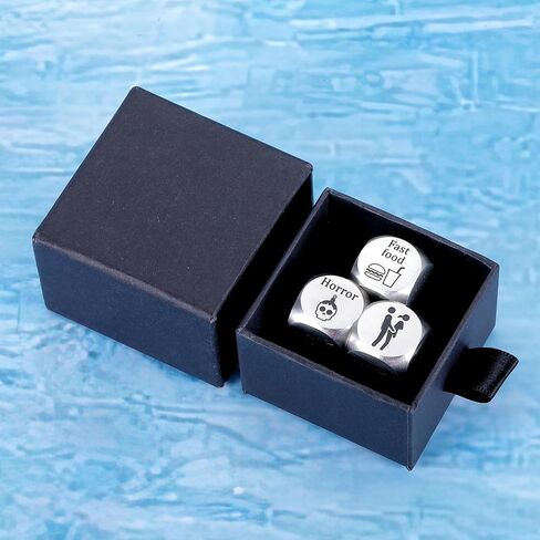 Date Night Gift Ideas for Couples Valentines Day Gifts for Boyfriend from Girlfriend Anniversary Funny Gift Decision Dice Husband Wife Him Her Fiance Birthday Gift Christmas Stocking Stuffer Women Men in Saudi Arabia