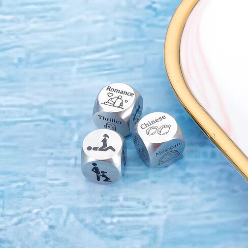 Date Night Gift Ideas for Couples Valentines Day Gifts for Boyfriend from Girlfriend Anniversary Funny Gift Decision Dice Husband Wife Him Her Fiance Birthday Gift Christmas Stocking Stuffer Women Men in Saudi Arabia