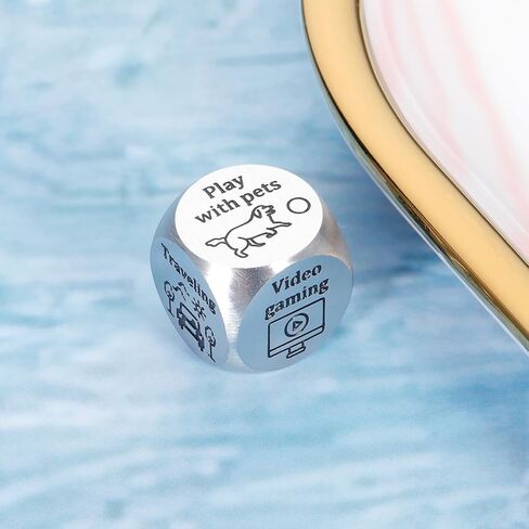 Date Night Gift Ideas for Couples Valentines Day Gifts for Boyfriend from Girlfriend Anniversary Funny Gift Decision Dice Husband Wife Him Her Fiance Birthday Gift Christmas Stocking Stuffer Women Men in Saudi Arabia