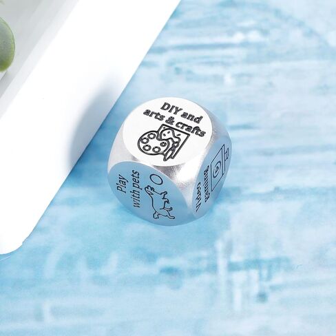 Date Night Gift Ideas for Couples Valentines Day Gifts for Boyfriend from Girlfriend Anniversary Funny Gift Decision Dice Husband Wife Him Her Fiance Birthday Gift Christmas Stocking Stuffer Women Men in Saudi Arabia