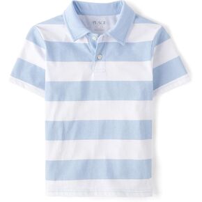 The Children's Place boys Uniform Pique Polo Shirt, Renew Blue, XL 14 husky in Kuwait
