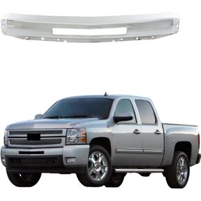 labwork Steel Chrome Front Bumper Impact Face Bar with Hole Replacement for Silverado 1500 2007-2013 GM1002831 15941850 in Saudi Arabia
