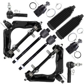 10-PC SET Suspension Kit fit 2000-2004 for Dodge Dakota 2000-2003 for Dodge for Durango Front Upper Control Arm and Ball Joint Lower Ball Joint Outer Inner Tie Rod End w/Boot in Kuwait