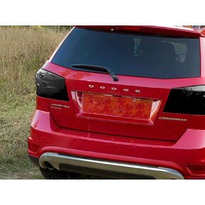 Rvinyl Tail Light Pre Cut Film Tint Cover Kit in Blackout Smoke Compatible with Dodge Journey 2010-2020 - Adhesive Backs in Kuwait