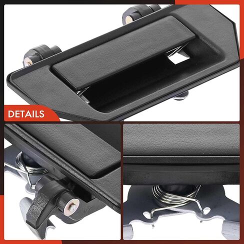 A-Premium Tailgate Handle Liftgate Latch Handle Compatible with Nissan Frontier 1998-2000, D21 1986-1994, Pickup 1995-1997, Textured Black, Replace# 90606-8Z360, 90606-01G01 in Saudi Arabia