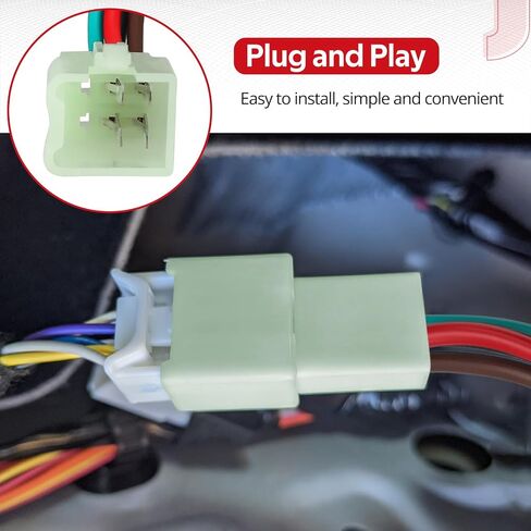 JAVIK Ignition Key Switch Compatible with Yamaha YFM90 Grizzly 90 2019-2024, OEM# B8W-H2510-00-00 in Saudi Arabia