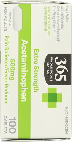 365 القيمة اليومية قوة إضافية الأسيتامينوفين 500 ملغ ، 100 CT in Saudi Arabia