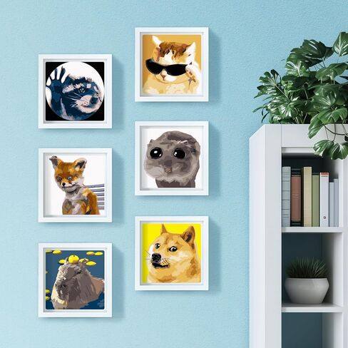 LuwoArte Paint by Numbers Kit for Adults - Cute Dogs in Saudi Arabia