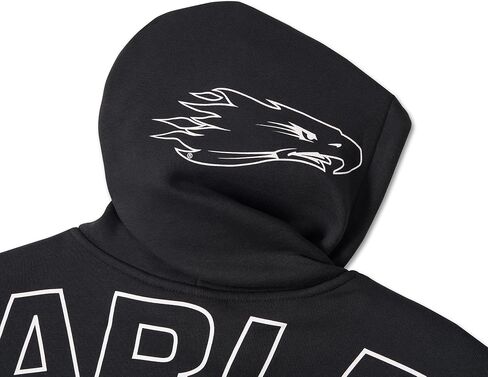 Harley-Davidson Men's Screamin 'Eagle Zip-up Hoodie-Black 96011-24VM in Saudi Arabia
