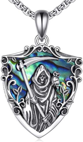 URONE SAINT JUDE/SANTA MUERTE/PHARAOH/SAINT Christopher/Baphomet NETLACE 925 Sterling Silver Dener in Saudi Arabia