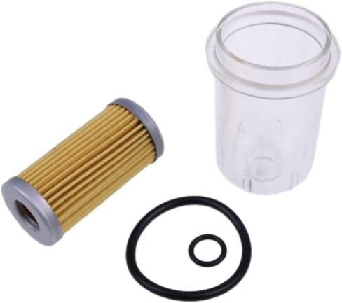 New Fuel Filter with O-ring & Bowl Set 1876440 SBA360720020 1273082C1 Compatible with Mahindra 1815HST 2015HST 2216 2516 2615 2816 3015 in Saudi Arabia