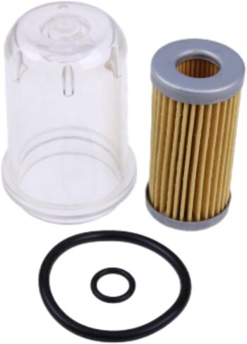 New Fuel Filter with O-ring & Bowl Set 1876440 SBA360720020 1273082C1 Compatible with Mahindra 1815HST 2015HST 2216 2516 2615 2816 3015 in Saudi Arabia