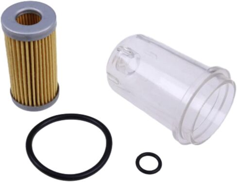 New Fuel Filter with O-ring & Bowl Set 1876440 SBA360720020 1273082C1 Compatible with Mahindra 1815HST 2015HST 2216 2516 2615 2816 3015 in Saudi Arabia