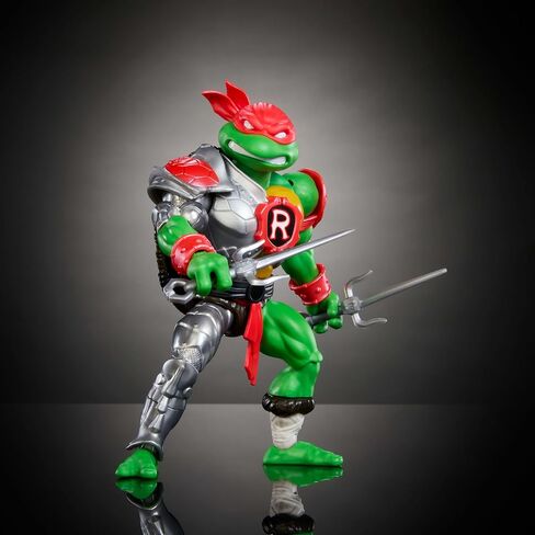 أسياد الكون أصول السلاحف من Grayskull Donatello Wars Forme Action Action ، Teenage Mutant Ninja & Motu Crossover Donnie Toy in Kuwait