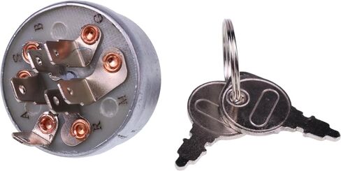 Ignition Switch Keys 33-398 AM38227 430-110 03602300 Compatible with JD 316 318 420-108 111 111H 112 112L 116 116H - GS25 GS30 GS45 GS75 in Saudi Arabia
