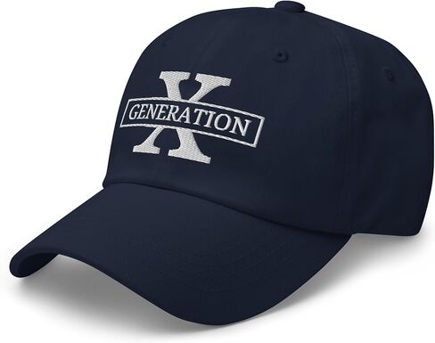 NG GenX Curved Bill Embroidered Cap Relaxed Fit Low Crown Adjustable Generation X Dad Hat in Saudi Arabia