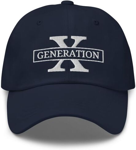 NG GenX Curved Bill Embroidered Cap Relaxed Fit Low Crown Adjustable Generation X Dad Hat in Saudi Arabia