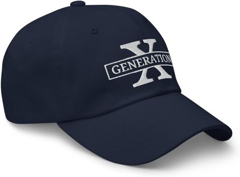 NG GenX Curved Bill Embroidered Cap Relaxed Fit Low Crown Adjustable Generation X Dad Hat in Saudi Arabia