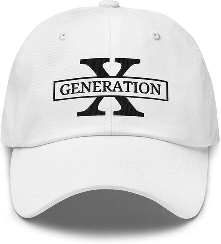 NG GenX Curved Bill Embroidered Cap Relaxed Fit Low Crown Adjustable Generation X Dad Hat in Saudi Arabia