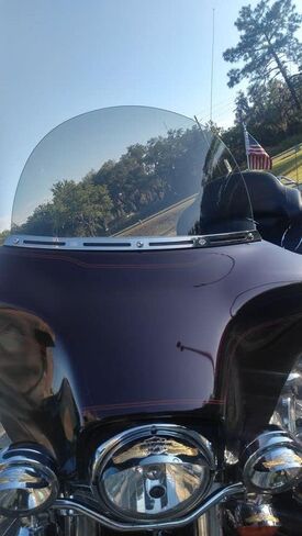 12" Light Tint Windshield Compatible with Harley Davidson Street Glide/Electra Glide/Ultra Classic/Tri-Glide 1996-2013 Models in Saudi Arabia