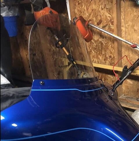 12" Light Tint Windshield Compatible with Harley Davidson Street Glide/Electra Glide/Ultra Classic/Tri-Glide 1996-2013 Models in Saudi Arabia