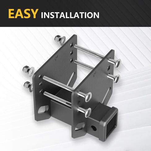 RV Bumper 2 "Trailer Hitch مستقبل نوبات من 2 بوصة إلى 4 بوصة عوارض المصد الخلفي ، 3500 رطل ترقية السحب قطر محول مفتوح لرفوف شحن دراجة حاملات الكرة RV الإطارات in Saudi Arabia